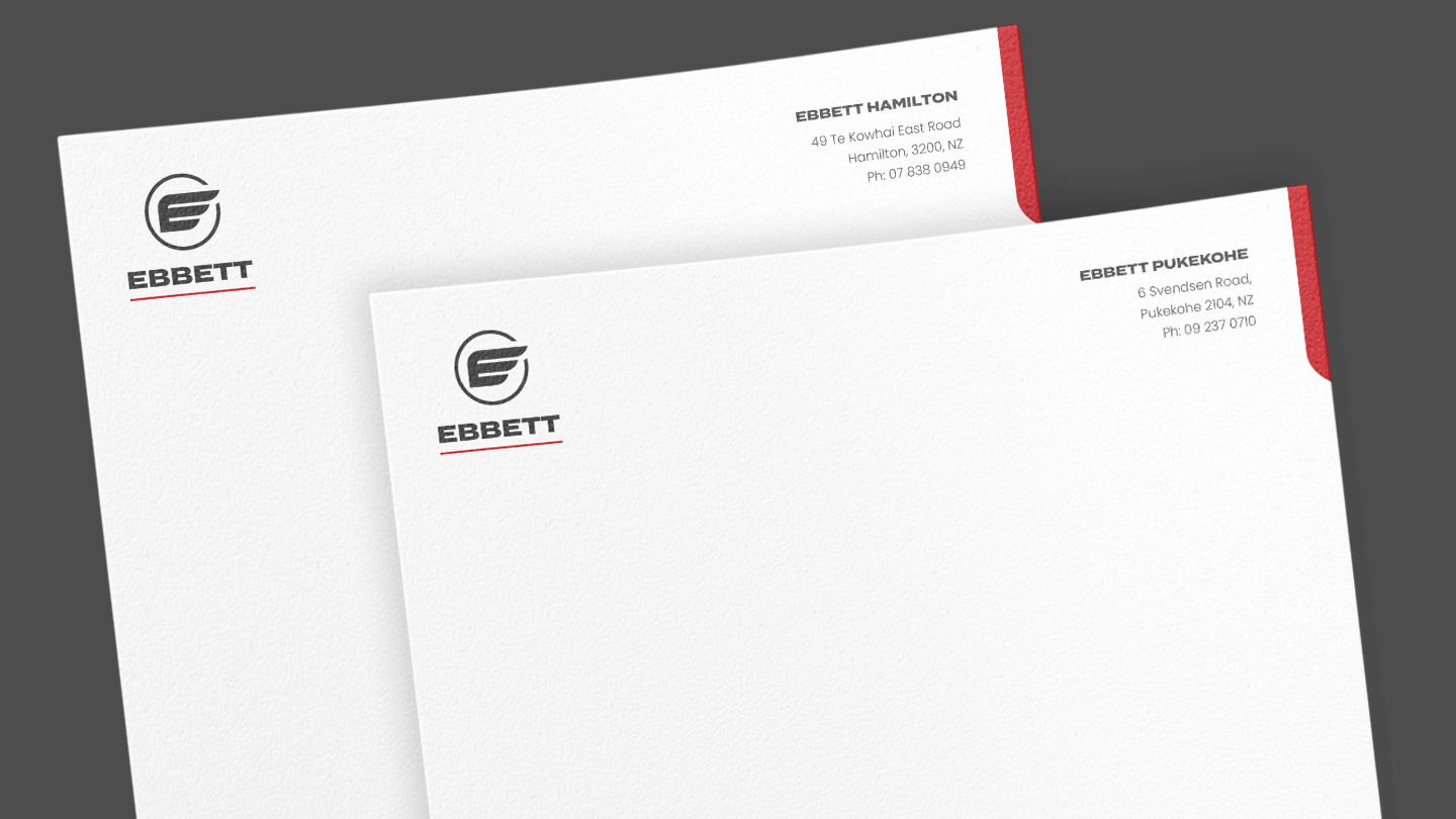 Ebbett Dealership Letterhead image